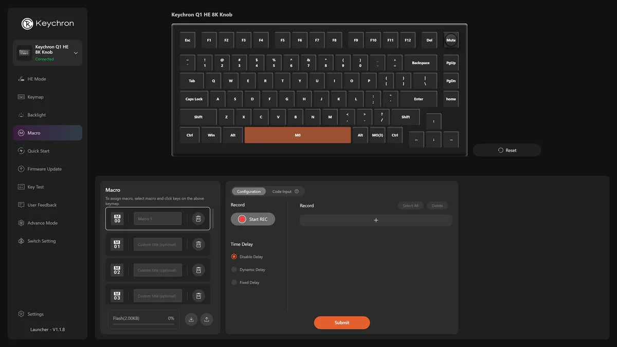 วิธีสร้าง Macro บน Keychron Launcher ตั้งค่าปุ่มเดียวให้ทำงานได้หลายคำสั่ง