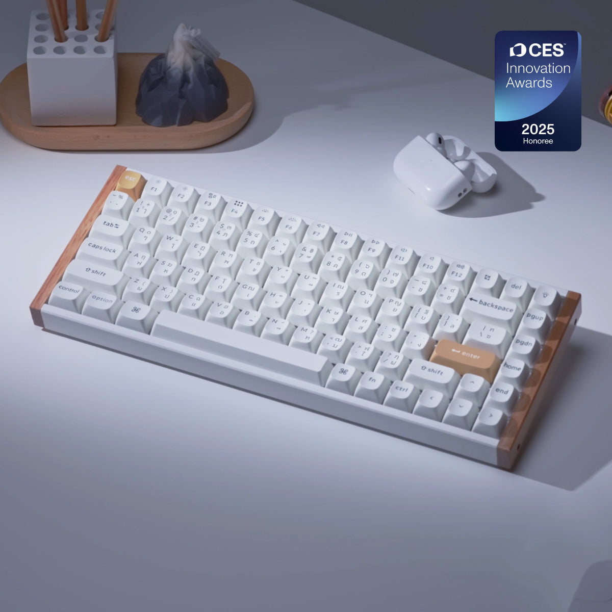 Keychron K2 HE Magnetic Switches Keyboard-Special Edition- White