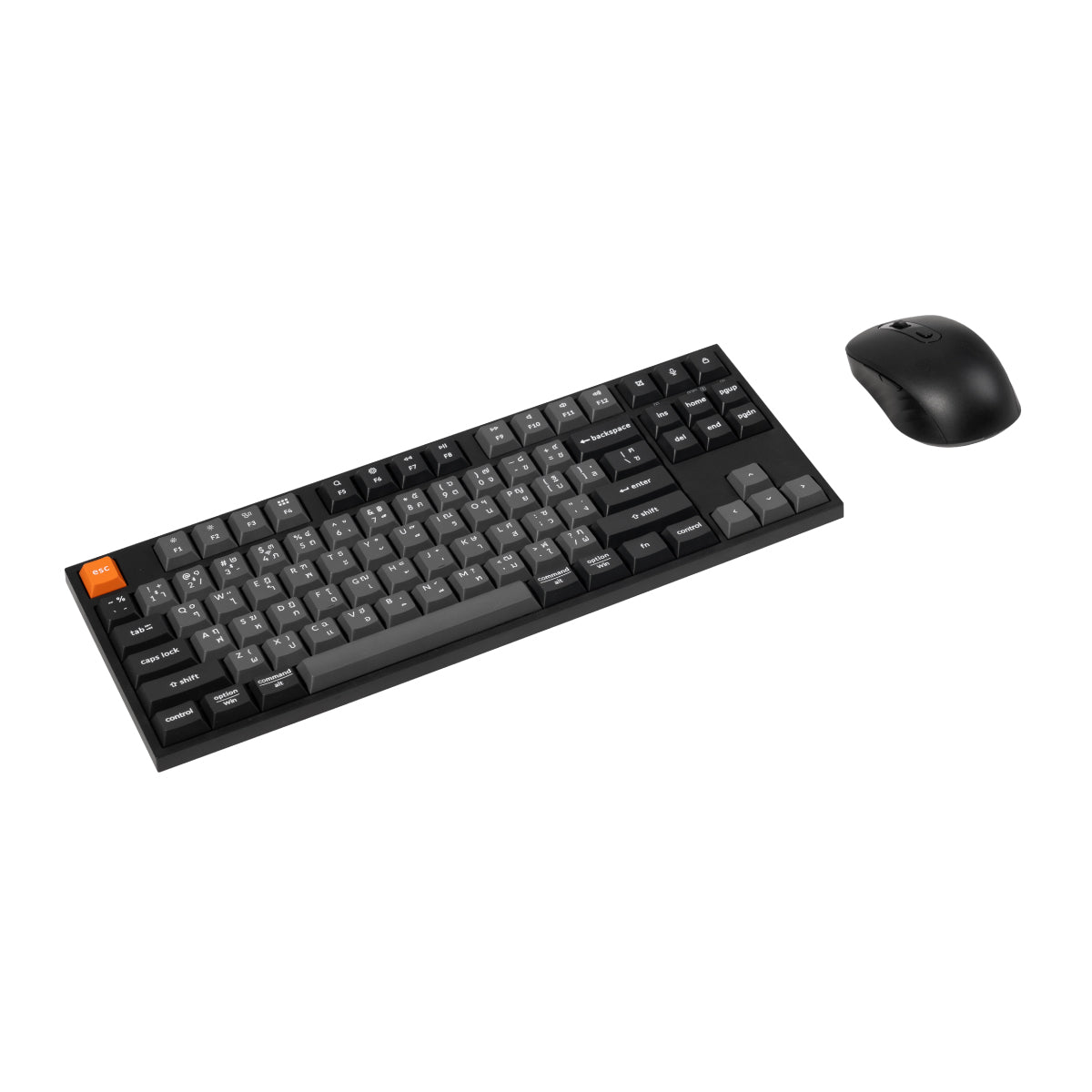 Keychron_B33_Keyboard_and_BM25_Mouse_Wireless_Combo เอียซ้าย