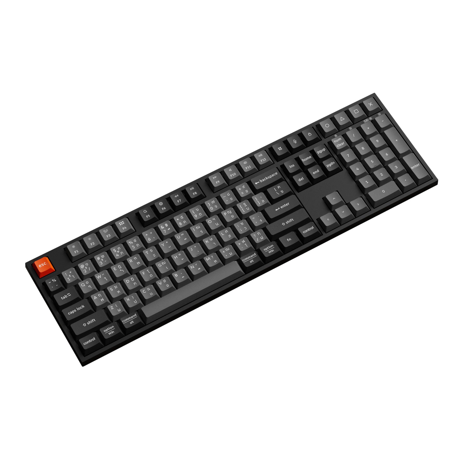 B36 Wireless Keyboard คีย์บอร์ดไร้สาย เสียงเงียบ Full Size