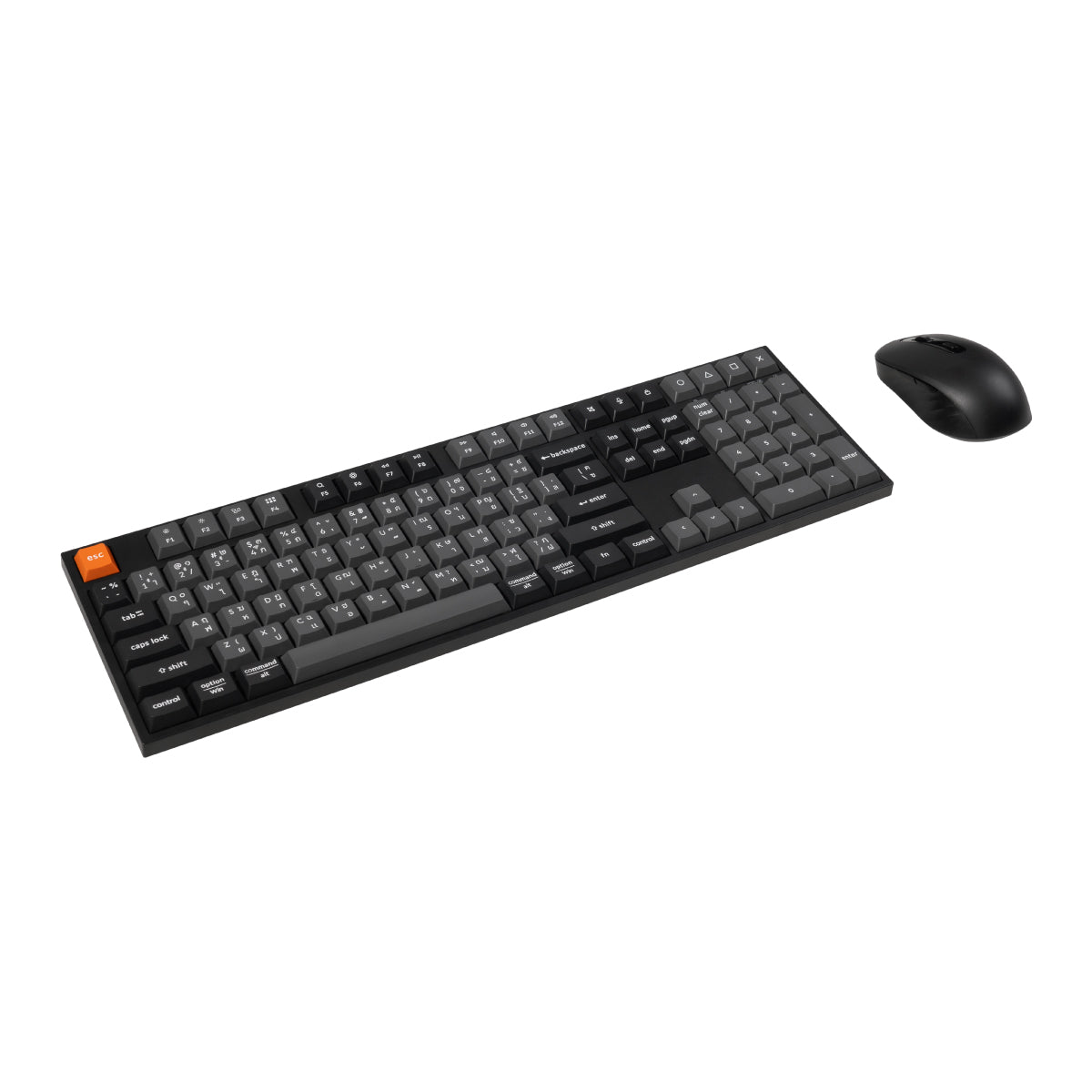 ชุดคอมโบคีย์บอร์ดและเมาส์ไร้สาย Keychron B36 Keyboard and BM25 Mouse Wireless Combo - Keychron Thailand
