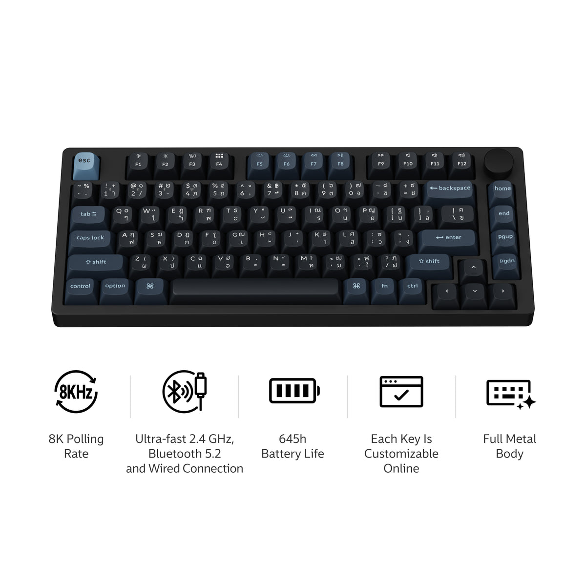 Keychron J10 Ultra 8K Wireless Full Metal Mechanical Keyboard