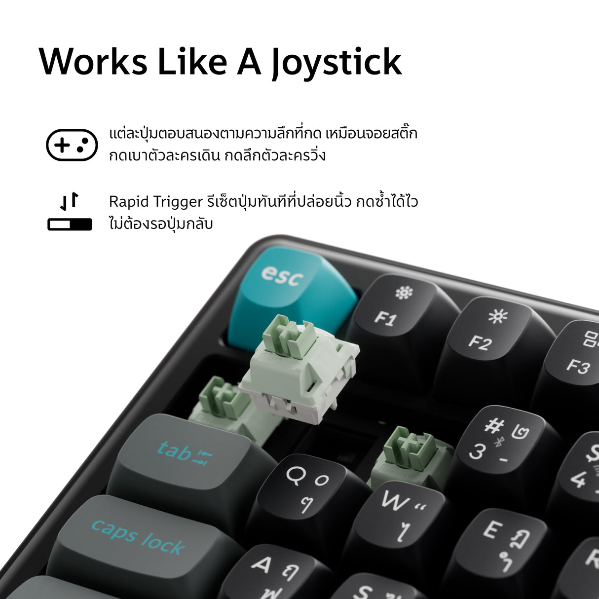 Keychron J2 TMR Wireless Magnetic Switch Keyboard