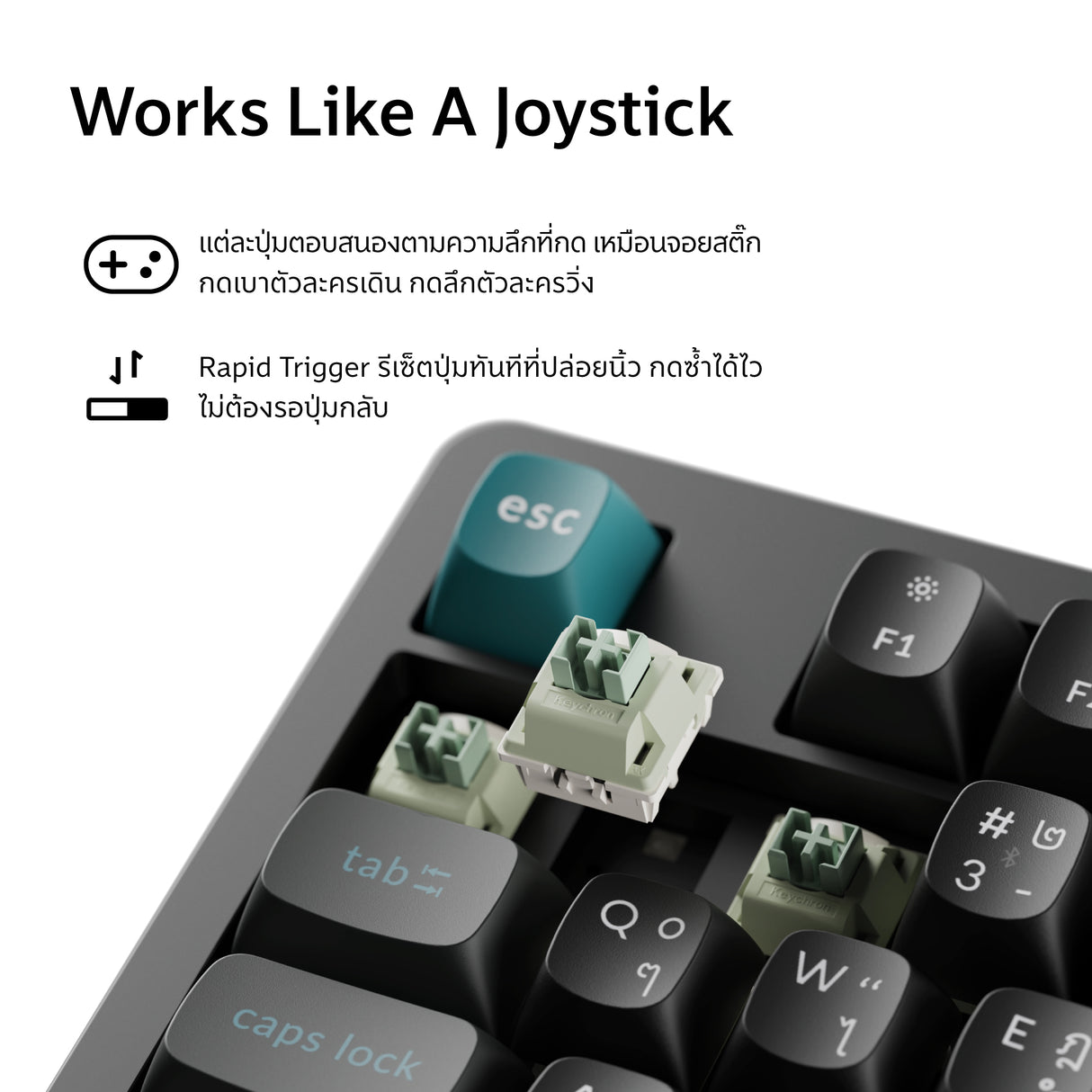 Keychron J3 TMR Wireless Magnetic Switch Keyboard