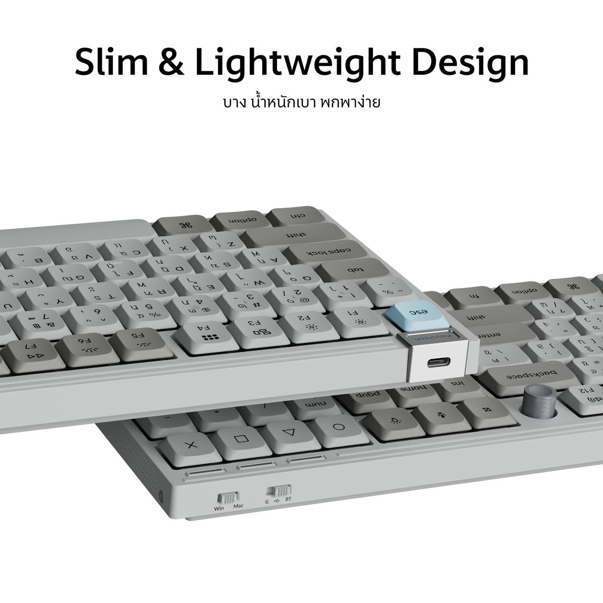Keychron J6 Ultra 8K Wireless Custom Mechanical Keyboard