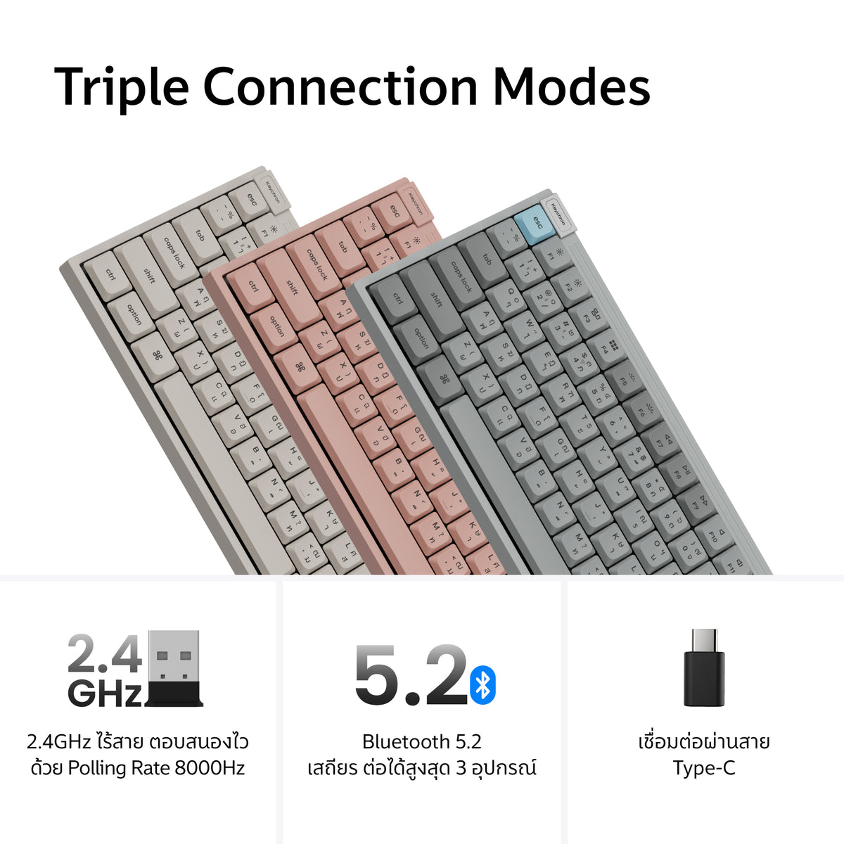 Keychron J9 Ultra 8K Wireless Custom Mechanical Keyboard