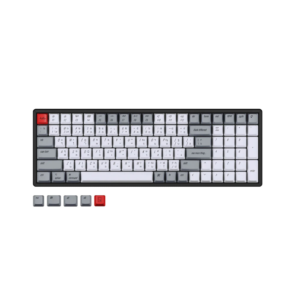 ชุดคีย์แคปภาษาไทย (TH Laser) Retro - OEM Dye-Sub PBT (ไทย-อังกฤษ) - Keychron