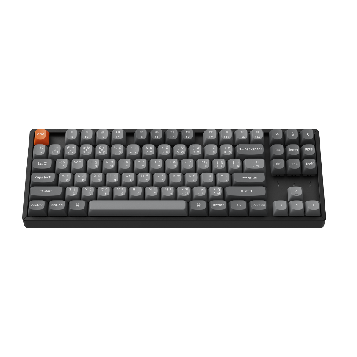 Keychron K8 Max คีย์บอร์ดแมคคานิคอลไร้สายแบบ TKL เชื่อมต่อได้ทั้ง Bluetooth, 2.4GHz และสาย ปรับแต่งได้ลึกด้วย QMK และ Keychron Launcher พร้อมสวิตช์คุณภาพ เสียงเงียบ พิมพ์สนุก ใช้งานได้ทั้ง Mac และ Windows