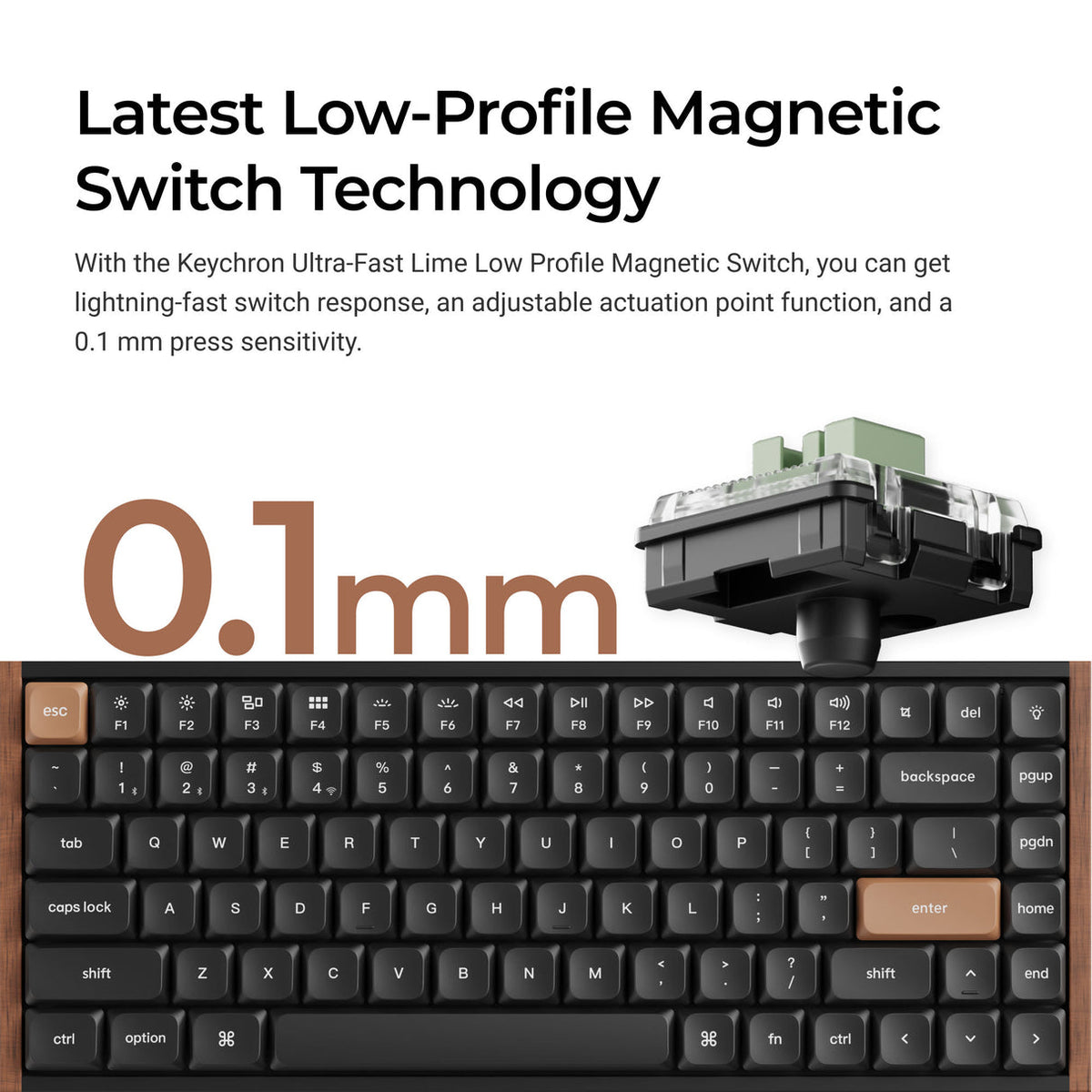 Keychron K3 TMR Wireless Magnetic Switch Custom Keyboard