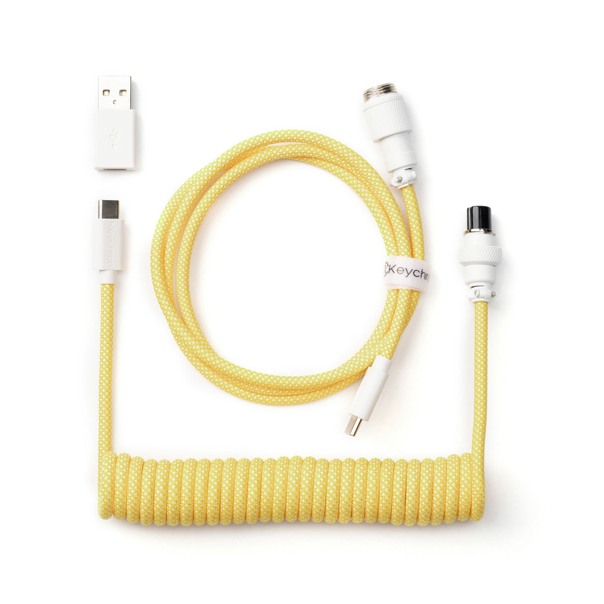 สายเคเบิลคีย์บอร์ดแบบขด Keychron Coiled Aviator Cable 8K - Keychron Thailand