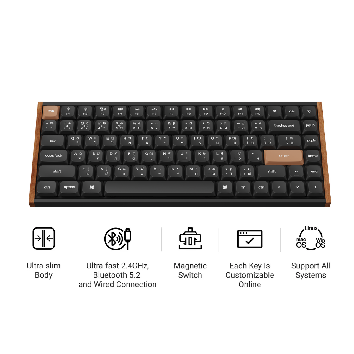 Keychron K3 TMR Wireless Magnetic Switch Custom Keyboard