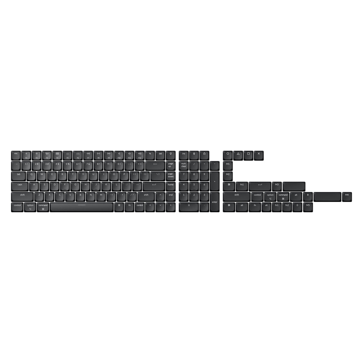 ชุดคีย์แคป Low Profile ABS LSA Full Set Keycap Set - Keychron Thailand