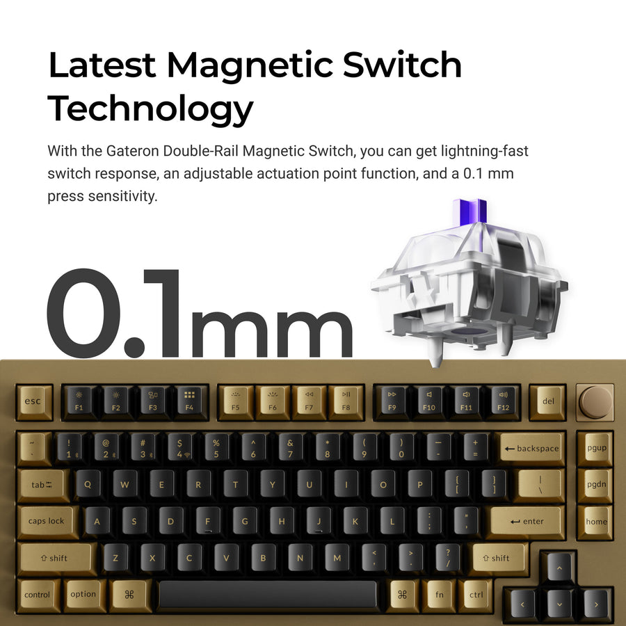 Keychron Q1 TMR QMK Wireless Custom Keyboard - Copper Edition - Keychron Thailand