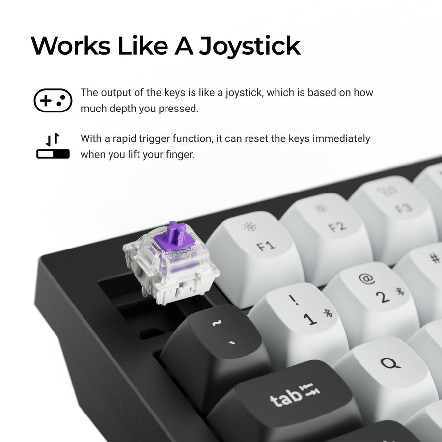 Keychron Q1 HE QMK Wireless Custom Magnetic Keyboard - Keychron Thailand