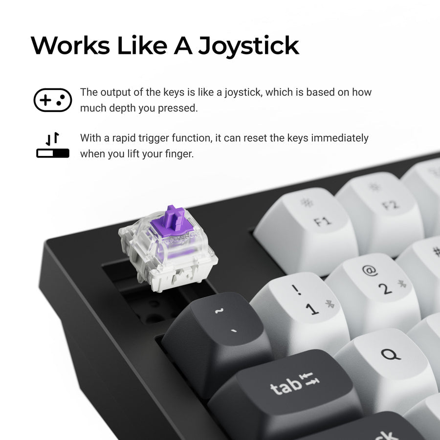 Keychron Q5 HE QMK Wireless Custom Magnetic Keyboard - Keychron Thailand