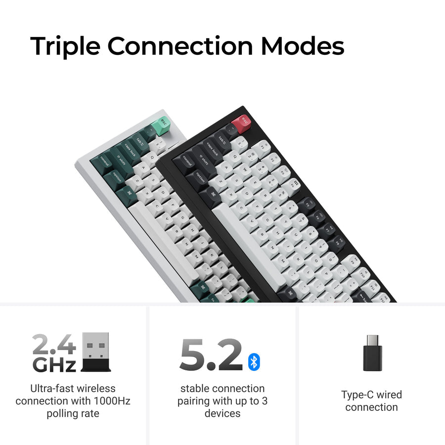 Keychron Q5 HE QMK Wireless Custom Magnetic Keyboard - Keychron Thailand