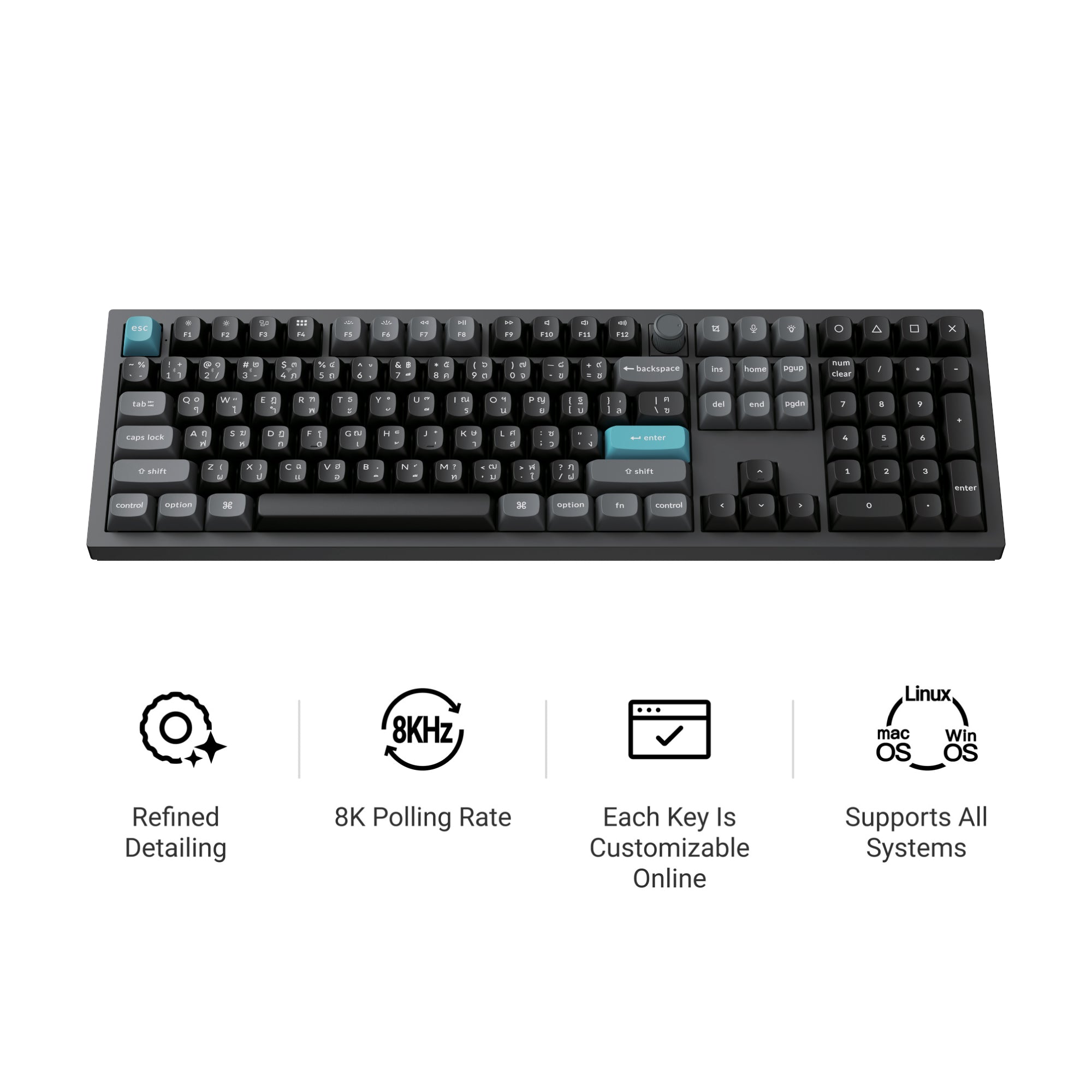 Keychron Q5 Ultra 8K Wireless Custom Mechanical Keyboard - Keychron Thailand