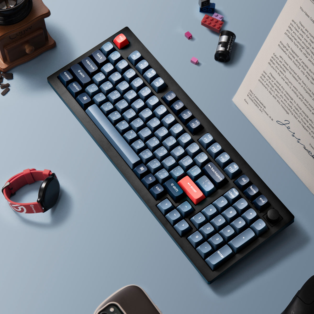 Keychron V5 Max QMK/VIA Wireless Custom Mechanical Keyboard (Silent Switch) - Keychron Thailand