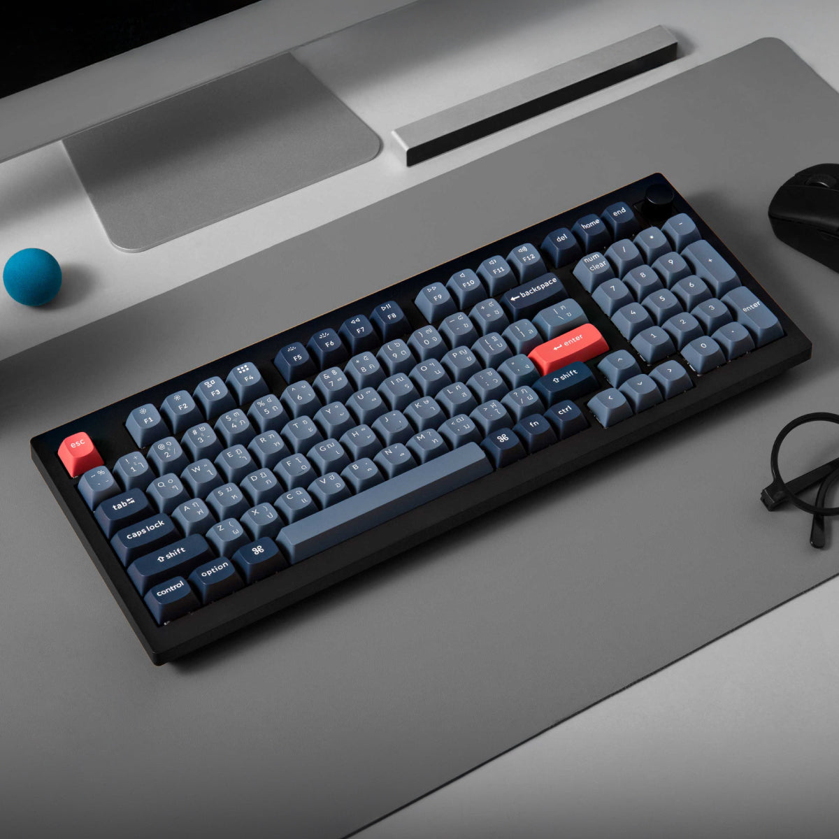 Keychron V5 Max QMK/VIA Wireless Custom Mechanical Keyboard (Silent Switch) - Keychron Thailand