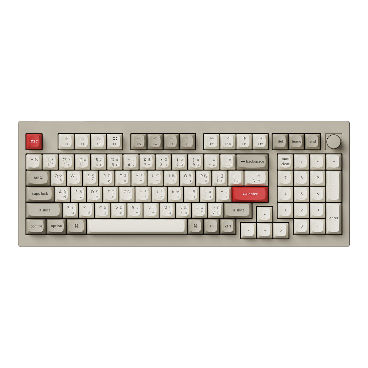 Keychron V5 Max QMK/VIA Wireless Custom Mechanical Keyboard - Keychron Thailand