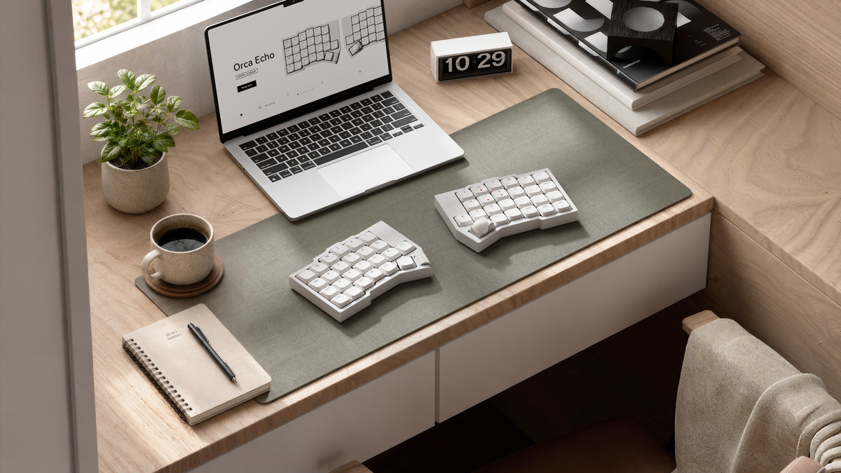 Keychron Orca echo Wireless Split Keyboard with Trackball