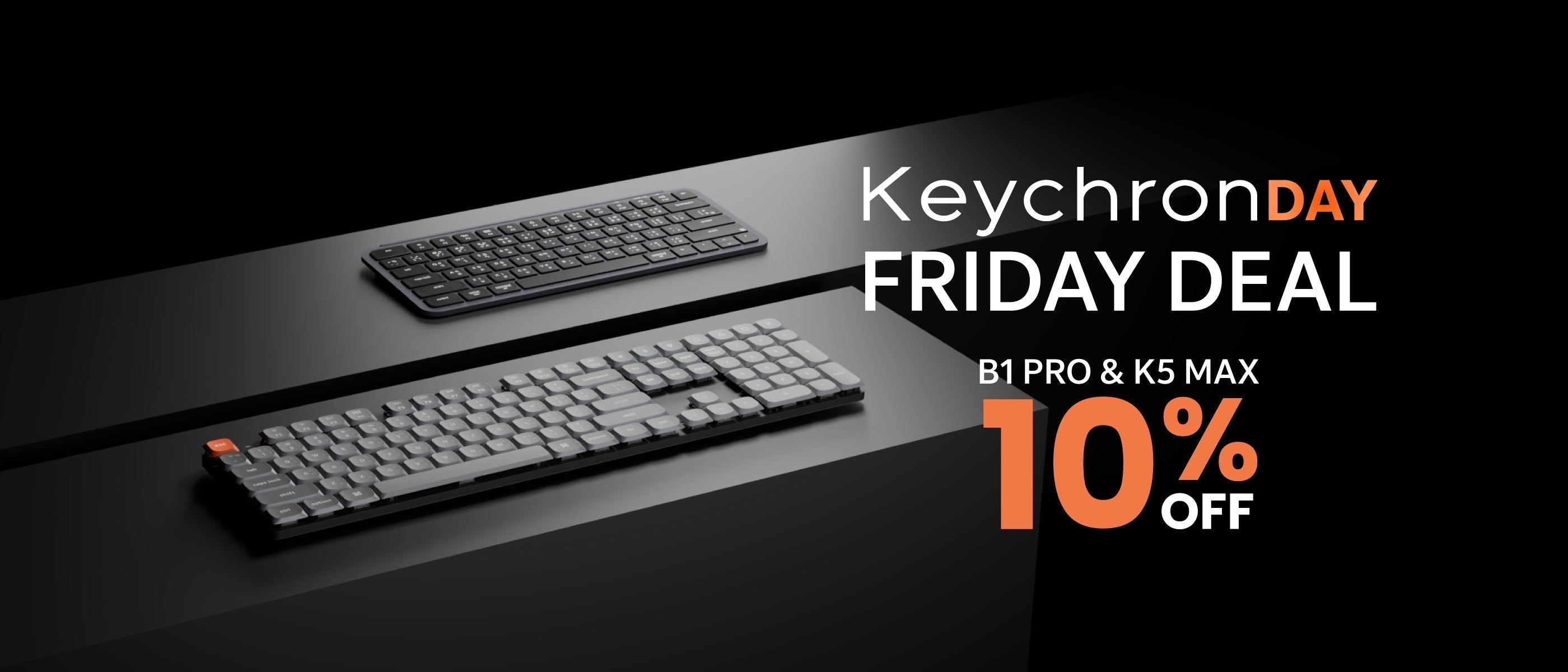Keychron Day ลด 10% ทุกวันศุกร์ ตลอดเดือนตุลาคม พร้อมของแถมสุดคุ้ม
