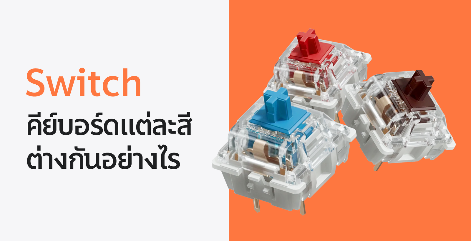 Types of mechanical keyboard switches