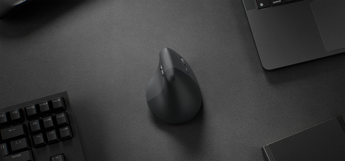 เมาส์ไร้สายแนวตั้ง เพื่อสุขภาพ (Vertical Ergonomic Mouse)
