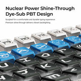 Arsenal - Nuclear Power Shine-through Dye-Sub PBT Full Keycap Set - Keychron Thailand