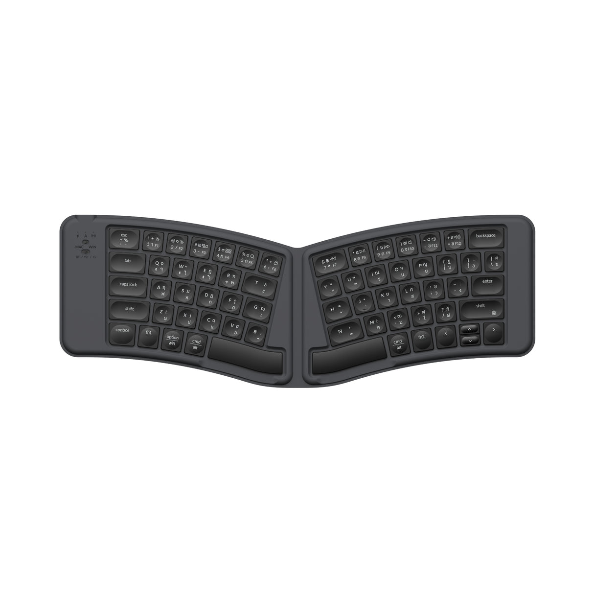 คีย์บอร์ดไร้สายพับได้ Keychron B11 Pro Ultra-Slim Wireless Foldable Keyboard