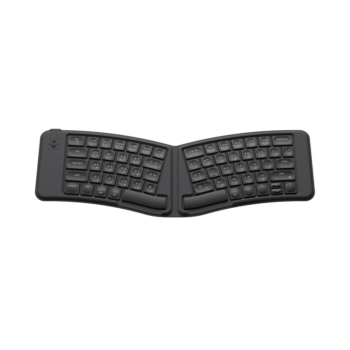 คีย์บอร์ดไร้สายพับได้ Keychron B11 Pro Ultra-Slim Wireless Foldable Keyboard