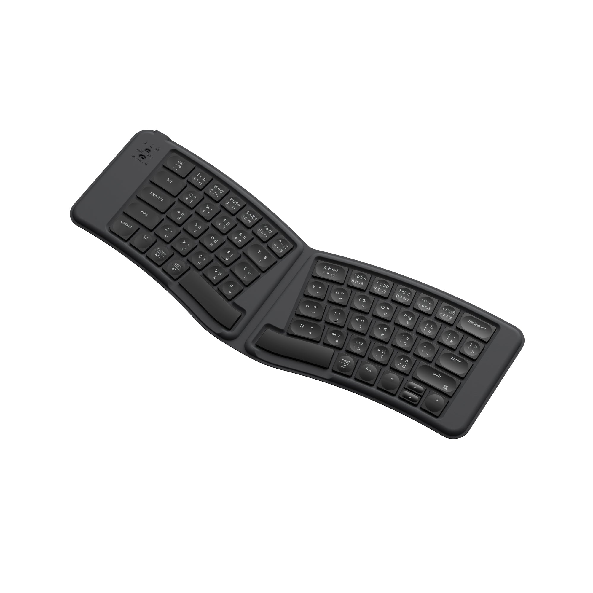 คีย์บอร์ดไร้สายพับได้ Keychron B11 Pro Ultra-Slim Wireless Foldable Keyboard