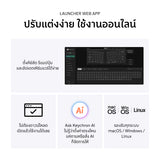 คีย์บอร์ดไร้สายพับได้ Keychron B11 Pro Ultra-Slim Wireless Foldable Keyboard