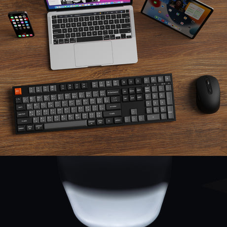 ชุดคอมโบคีย์บอร์ดและเมาส์ไร้สาย Keychron B36 Keyboard and BM25 Mouse Wireless Combo - Keychron Thailand
