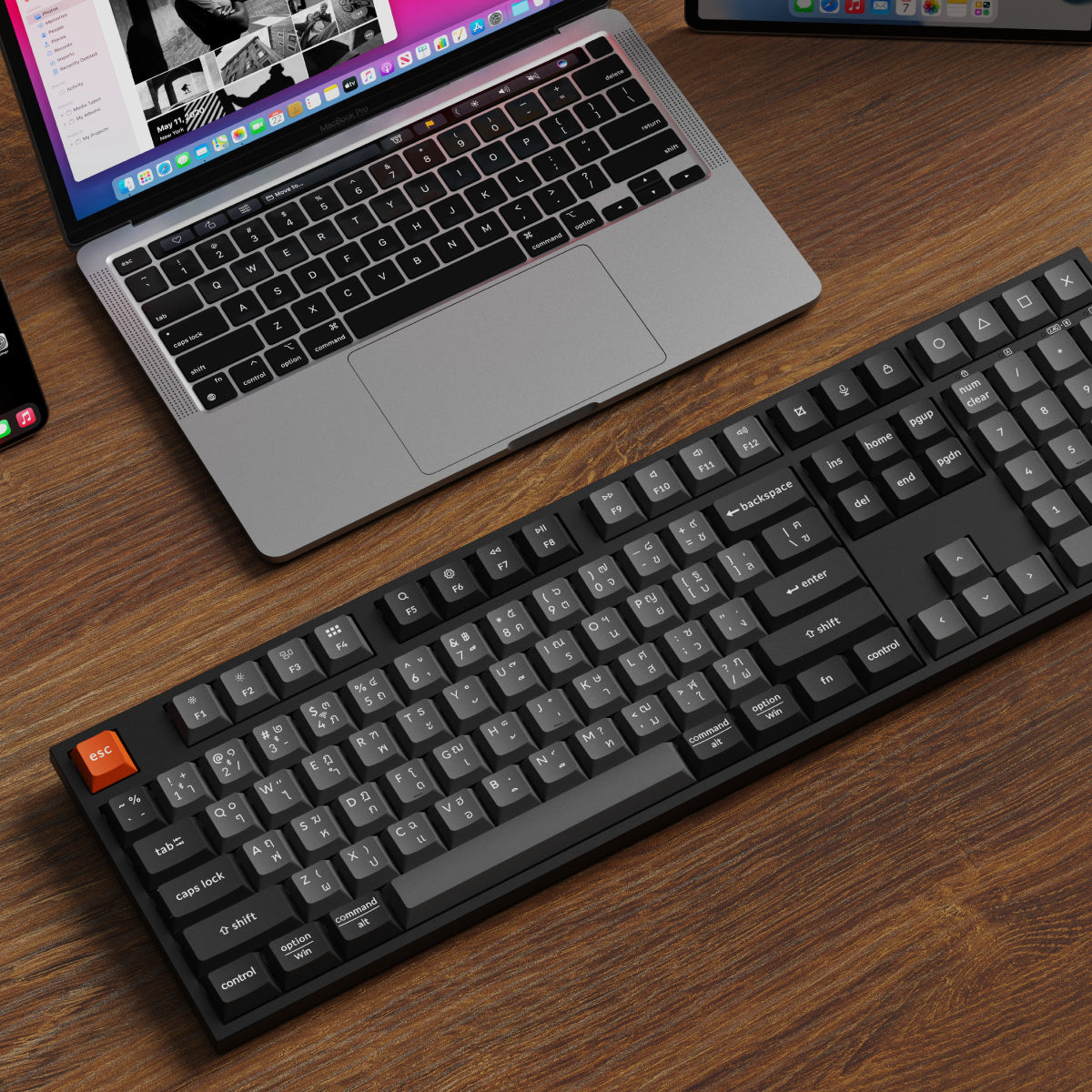 ชุดคอมโบคีย์บอร์ดและเมาส์ไร้สาย Keychron B36 Keyboard and BM25 Mouse Wireless Combo