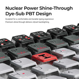 Bio-Individual - Nuclear Power Shine-through Dye-Sub PBT Full Keycap Set (Copy) - Keychron Thailand