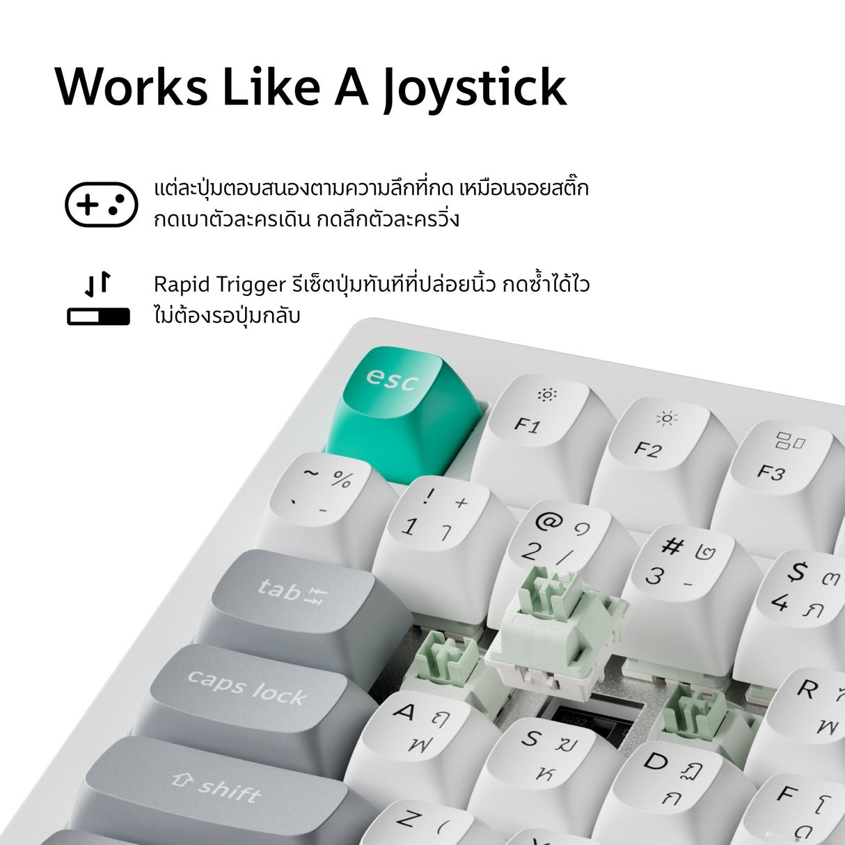Keychron C100 TMR Magnetic Switch Keyboard - Keychron Thailand