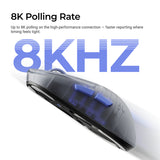 Keychron G3 HE 8K PixArt 3955 Wireless Gaming Mouse - Keychron Thailand