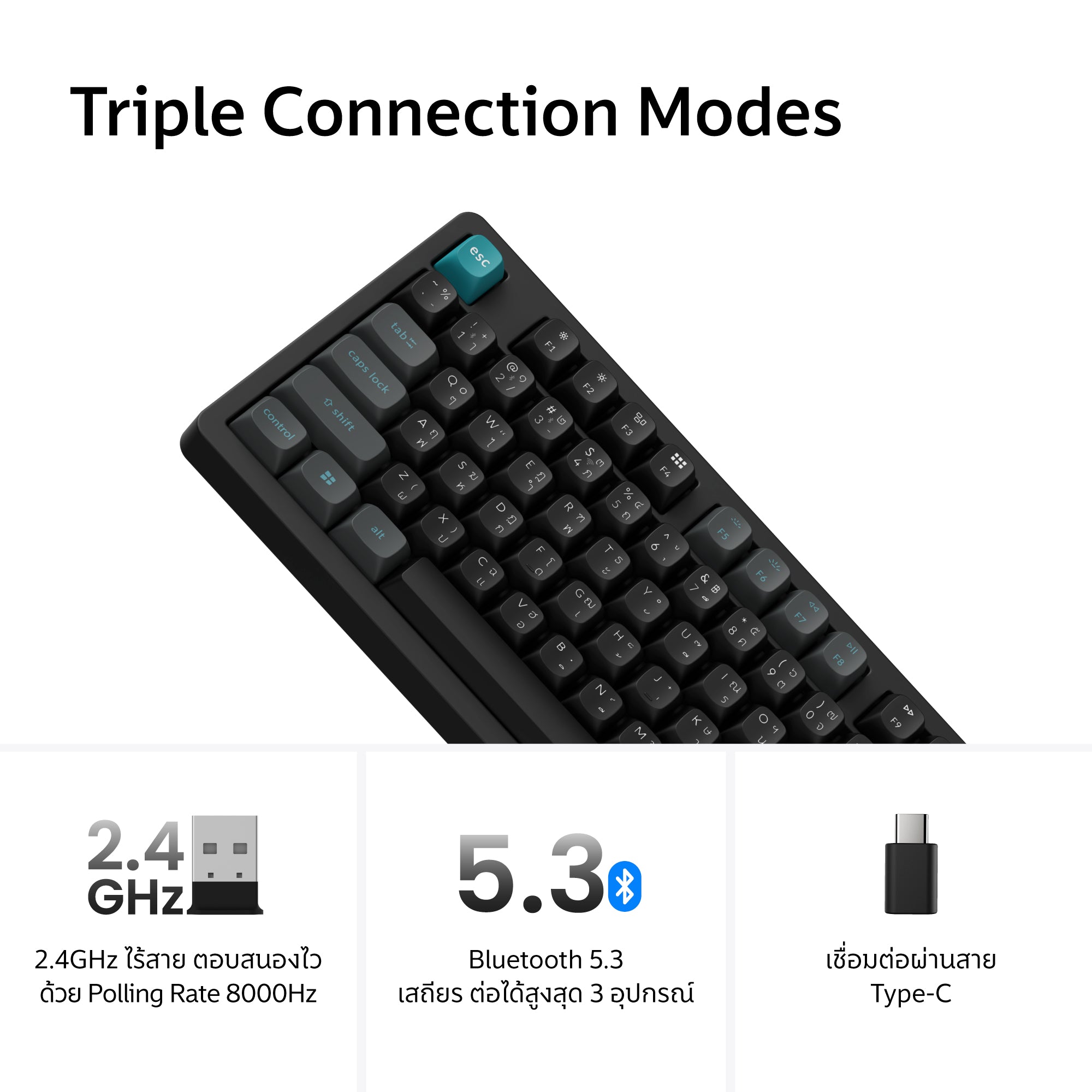 Keychron J3 TMR Wireless Magnetic Switch Keyboard