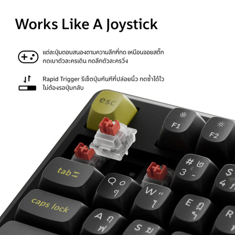 Keychron J5 TMR Wireless Magnetic Switch Keyboard - Keychron Thailand