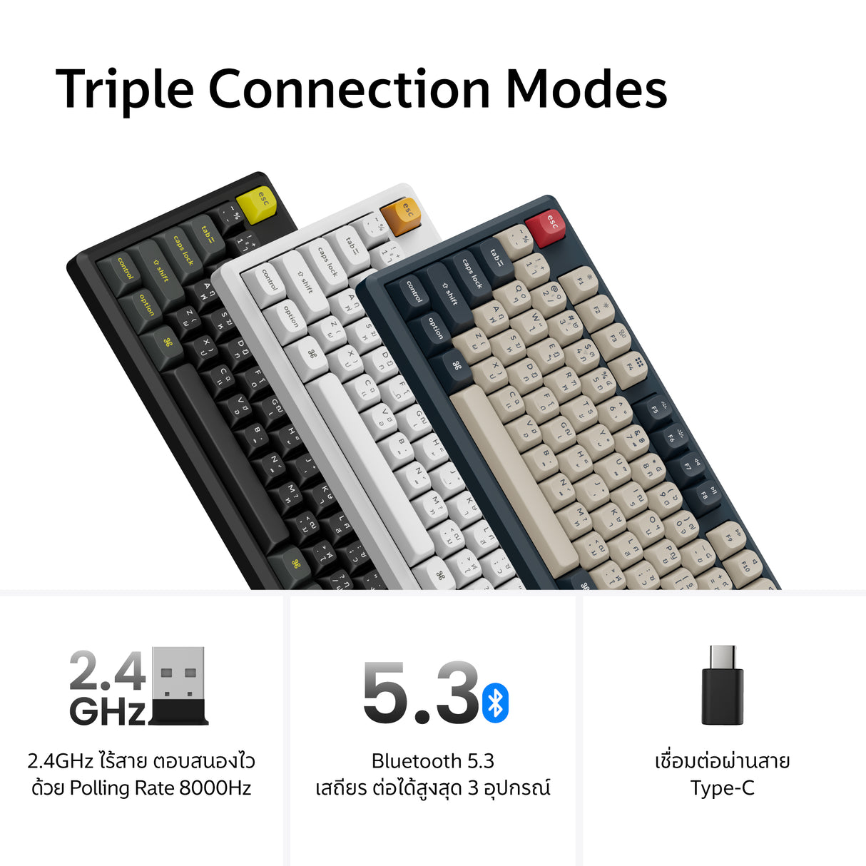 Keychron J5 Ultra 8K Wireless Custom Mechanical Keyboard
