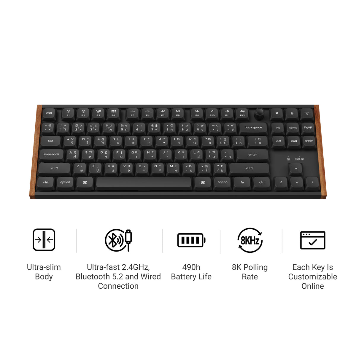 Keychron K1 Ultra 8K Wireless Custom Mechanical - Keychron Thailand