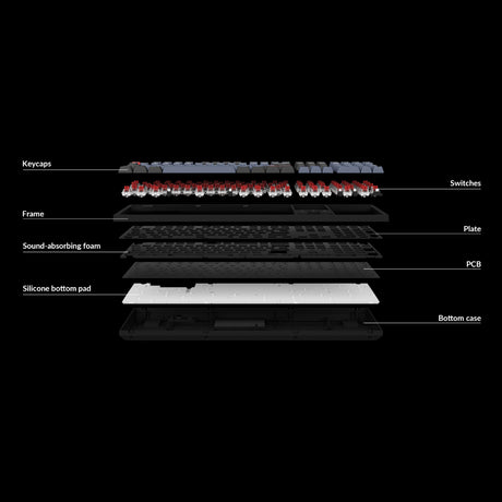 Keychron K10 Pro QMK/VIA Wireless Custom Mechanical Keyboard - Keychron Thailand