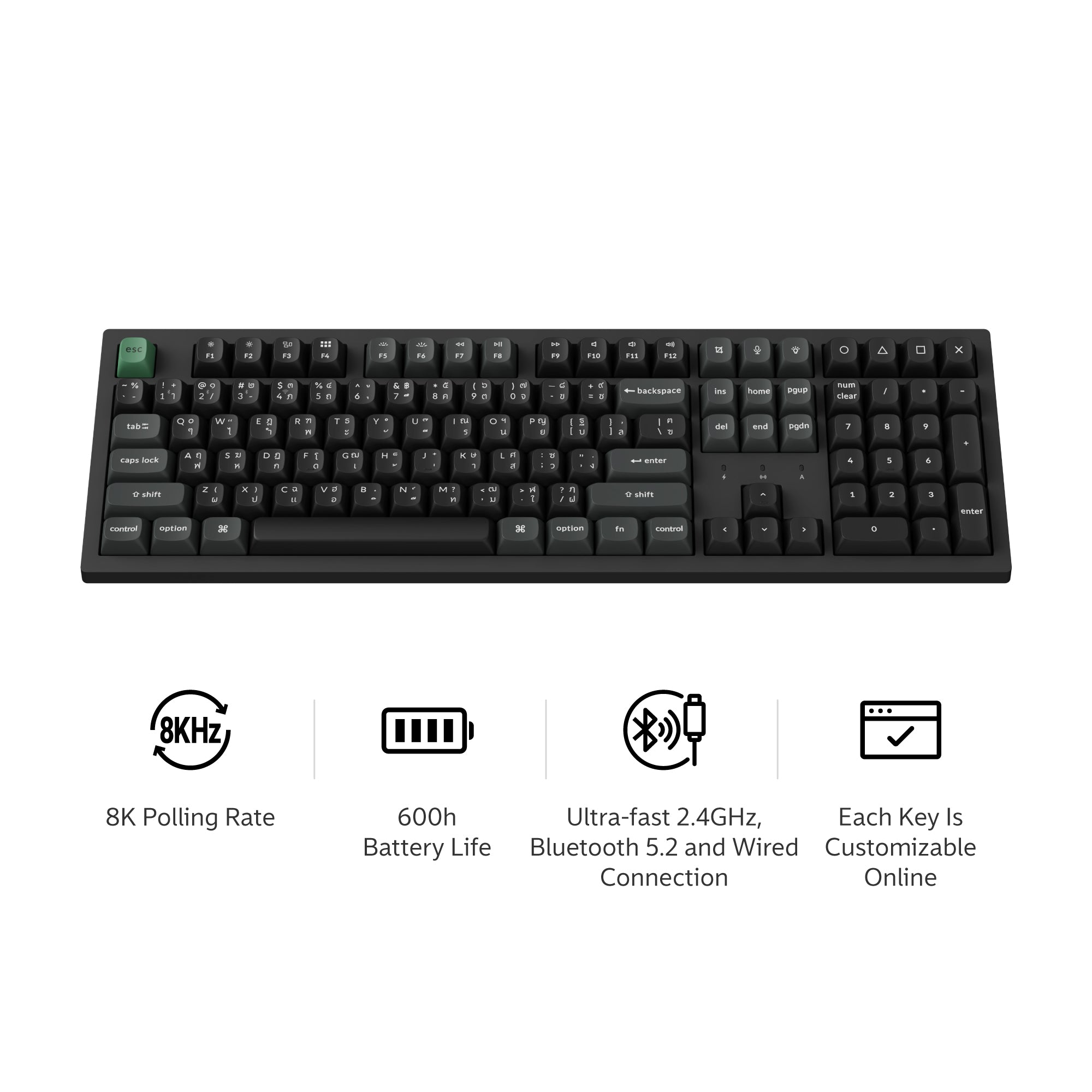 Keychron K10 Ultra 8K Wireless Custom Mechanical