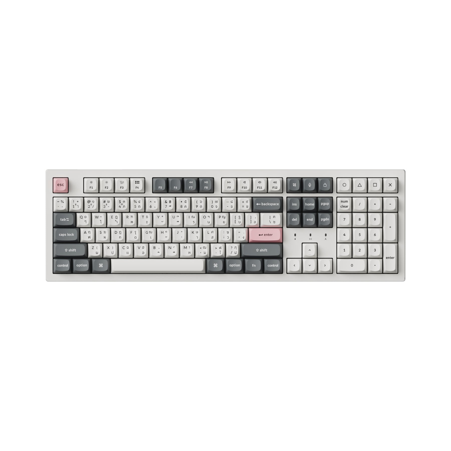 คีย์บอร์ดเสียงเงียบ Keychron K10 ZMK Silent Wireless Mechanical Keyboard 