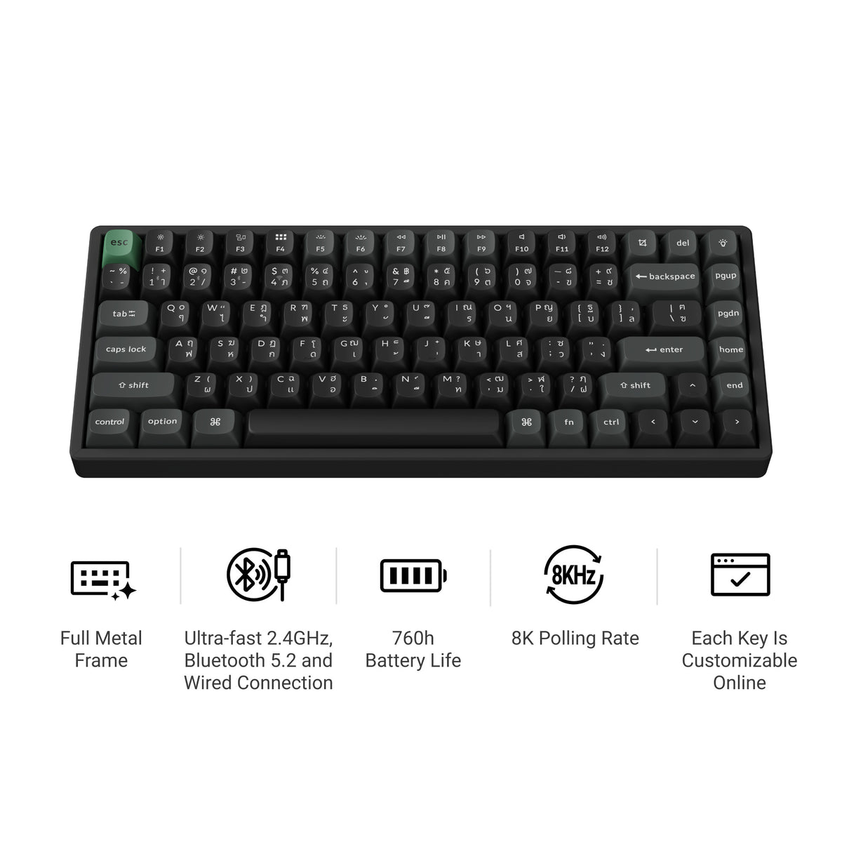 Keychron K2 Ultra 8K Wireless Custom Mechanical