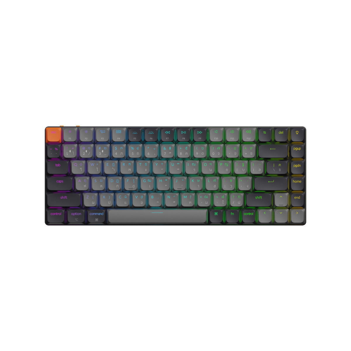 ล็อคสีไฟ Rgb Keyboard เฉพาะปุ่มด้วย Per-Key RGB | Keychron Thailand