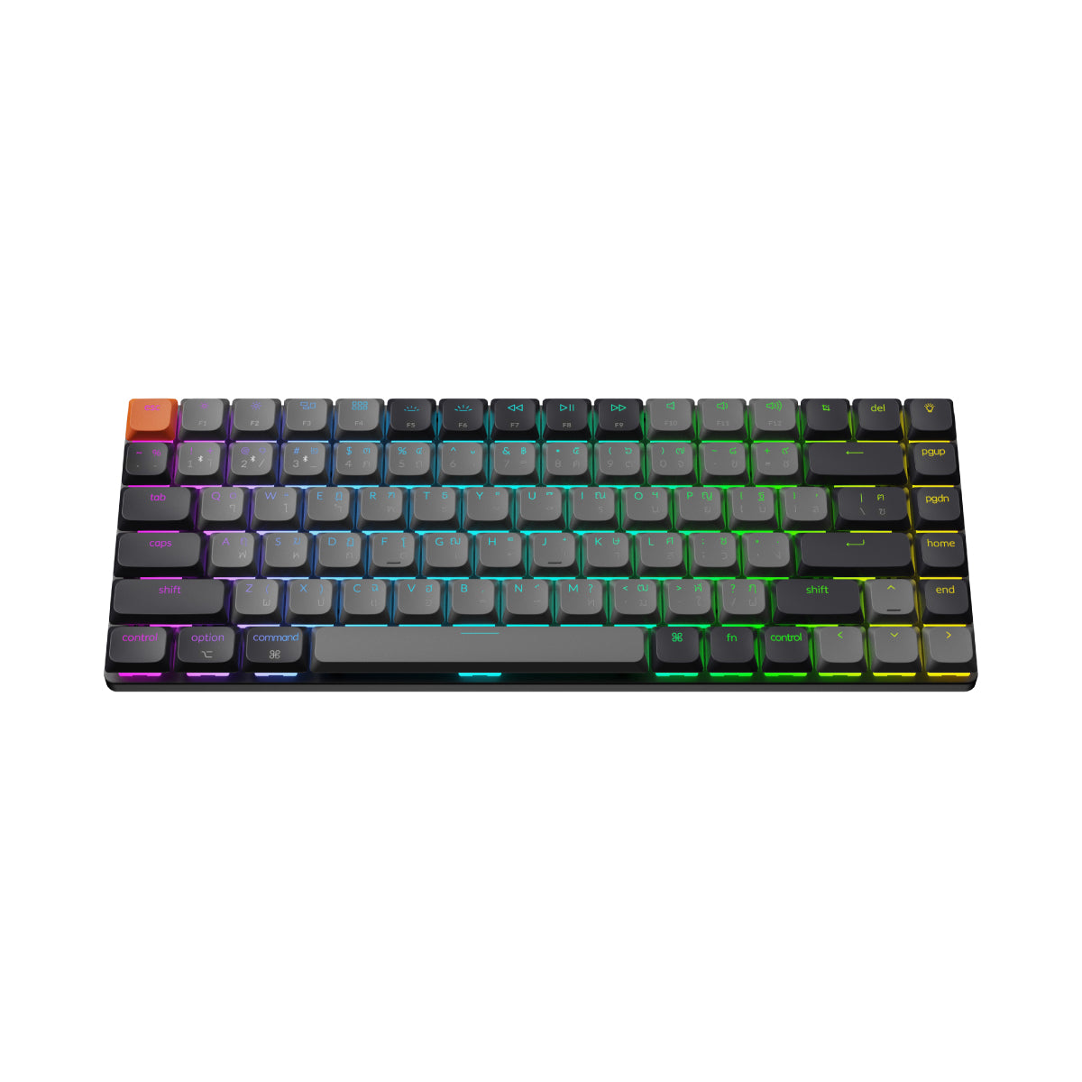 ล็อคสีไฟ Rgb Keyboard เฉพาะปุ่มด้วย Per-Key RGB | Keychron Thailand