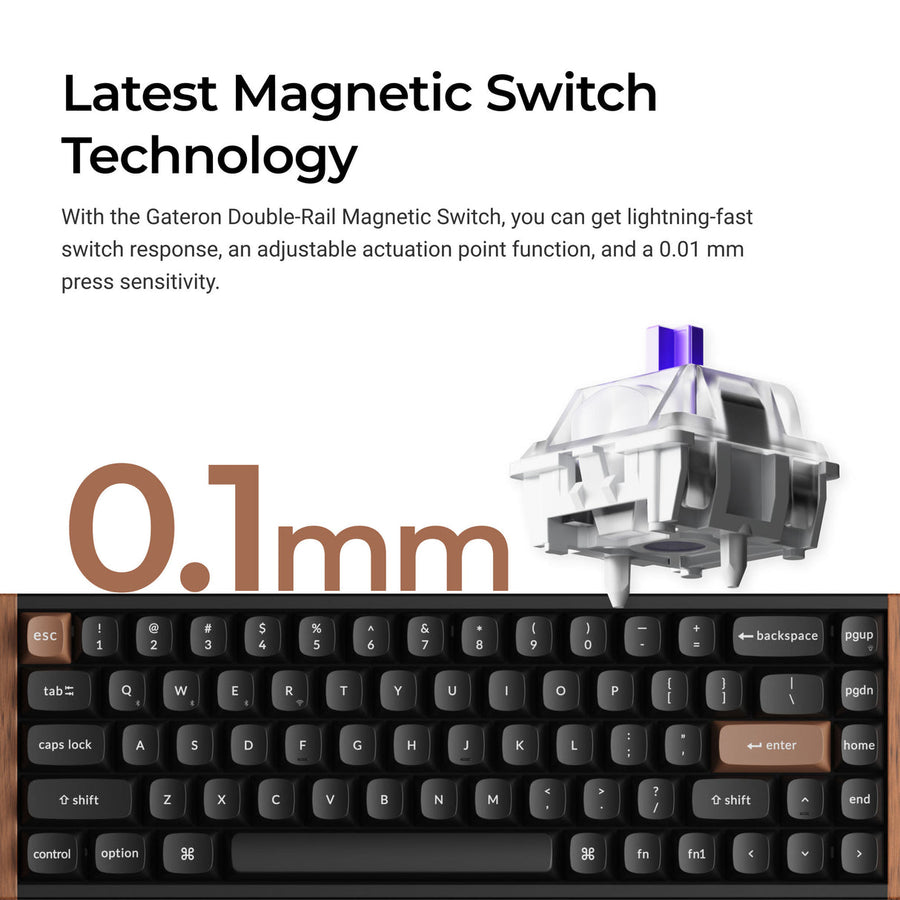 Keychron K6 TMR Wireless Magnetic Switch Custom Keyboard