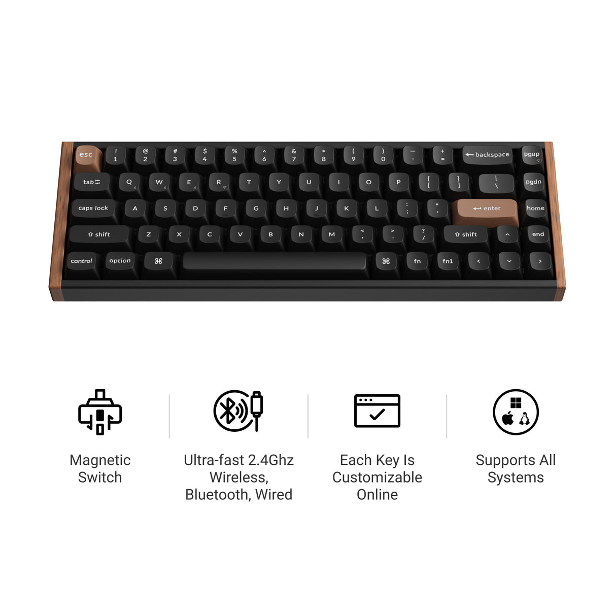 Keychron K6 HE Wireless Magnetic Switch Custom Keyboard - Keychron Thailand